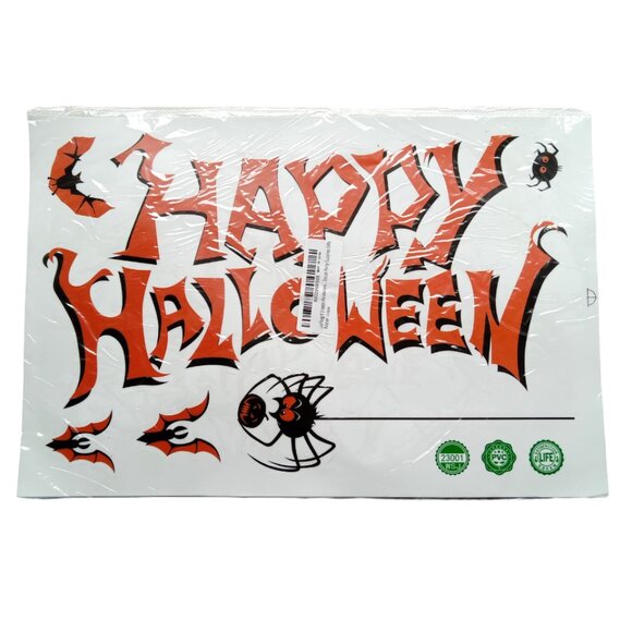 NEW Halloween Window Clings, 9 Sheets Party Decorations - Picture 1 of 14